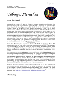 Tübinger Sternchen - Astronomische Vereinigung Tübingen eV