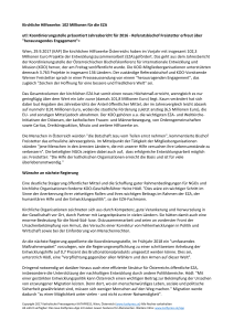 Kirchliche Hilfswerke - Koordinierungsstelle der Österreichischen