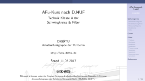 AFu-Kurs nach DJ4UF