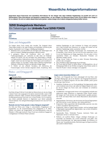 Key Investor Information Document