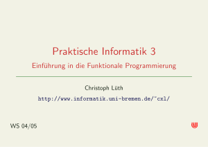 Praktische Informatik 3 - informatik.uni