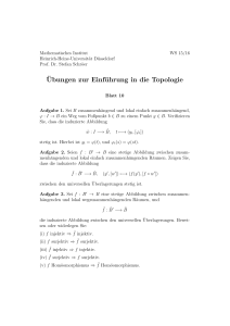 Blatt 10 - Mathematik - Heinrich-Heine