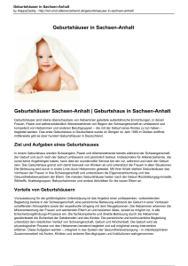 Geburtshäuser in Sachsen-Anhaltwir-sind