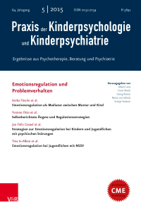 Praxis der Kinderpsychologie und Kinderpsychiatrie, 2015, 64