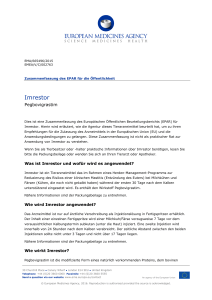 Imrestor, pegbovigrastim - European Medicines Agency