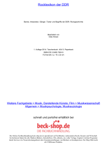 Rocklexikon der DDR - ReadingSample - Beck-Shop