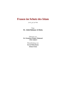 Frauen im Schutz des Islam