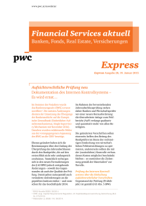 Financial Services aktuell