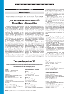 Metronidazol - Arzneimittelkommission der deutschen Ärzteschaft