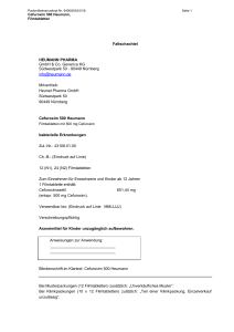 Cefuroxim 500 Heumann, Filmtabletten