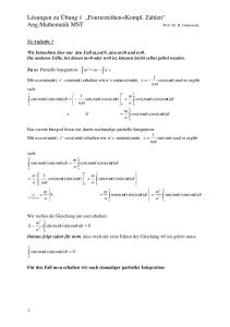 Musterlösung zum Übungsblatt 1