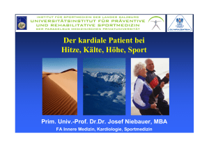 Niebauer - Hitze Kälte Höhe Sport