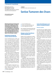 Seröse Tumoren des OvarsSerous ovarian tumors | SpringerLink