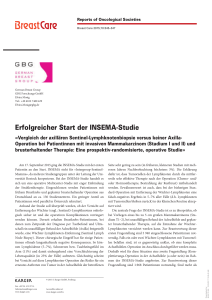 Erfolgreicher Start der INSEMA