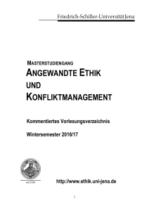 angewandte ethik und konfliktmanagement