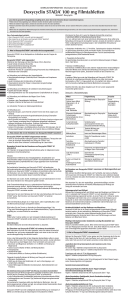 Doxycyclin STADA® 100 mg Filmtabletten