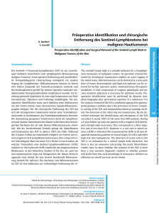 Präoperative Identifikation und chirurgische