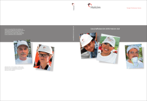 Geschäftsbericht 2012 Holcim Ltd