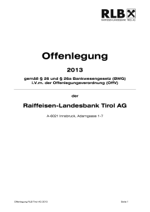 Offenlegung - Raiffeisen