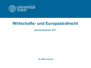 Wirtschafts- und Europastrafrecht