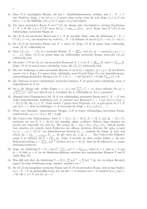 41. Seien X, Y topologische Räume, die das 1. Abzählbarkeitsaxiom