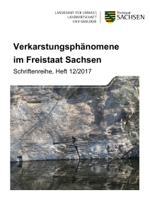 Verkarstungsphänomene im Freistaat Sachsen