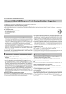 Salmeterol HEXAL® 25 Mikrogramm/Dosis - Aliva