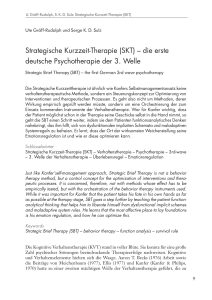 Strategische Kurzzeit-Therapie (SKT) – die erste - CIP