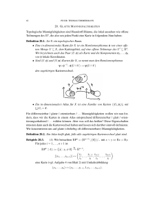 20. Glatte Mannigfaltigkeiten