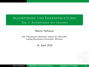 Algorithmen und Datenstrukturen