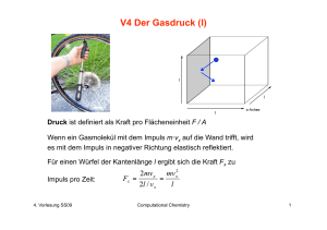 V4 Der Gasdruck (I)