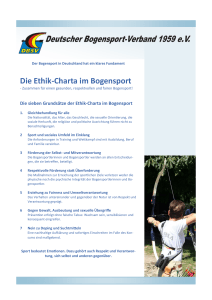 Die Ethik-Charta im Bogensport