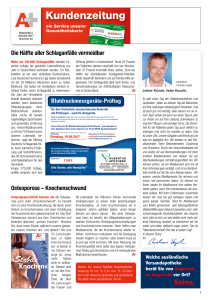 Kundenzeitung - Hubertus