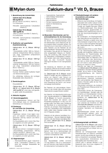 Calcium-dura Vit D3 Brause - Shop