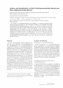 Synthese und Kristallstruktur von Bis[l,5