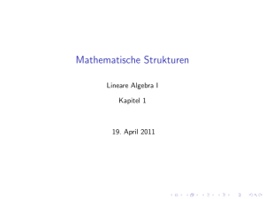Mathematische Strukturen