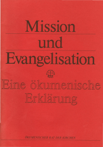 Mission und Evangelisation