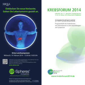 Symposienguide - Krebsforum 2014