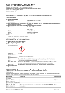 sicherheitsdatenblatt