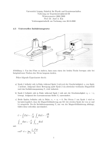 4.3 Universelles Induktionsgesetz