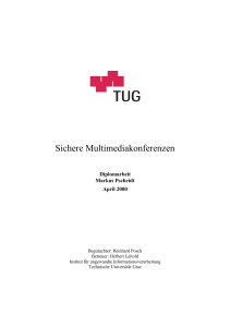Sichere Multimediakonferenzen - Institute for Computing and
