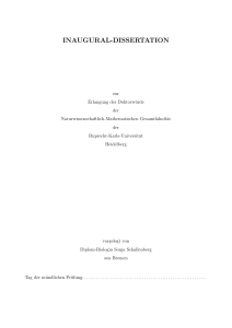 INAUGURAL-DISSERTATION