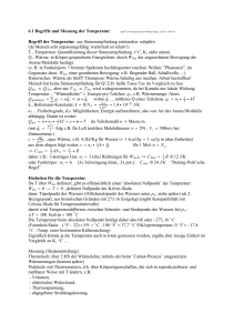 6 Temperatur und Wärme