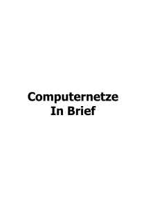 Computernetze In Brief