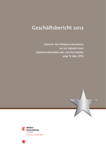 Geschäftsbericht 2012