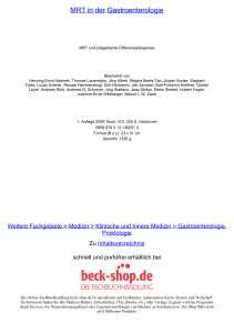 MRT in der Gastroenterologie - ReadingSample - Beck-Shop