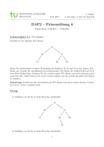 DAP2 Präsenzübung 8 - TU Dortmund, Informatik 2