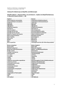 Anhang VII Erläuterung von Begriffen und Abkürzungen