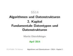 Algorithmen und Datenstrukturen