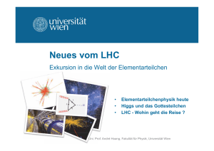 Neues vom LHC - Universität Wien